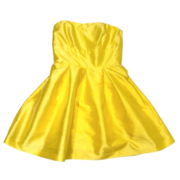 ALFRED SUNG Radiant Yellow Formal b Dress I believe it’s size Small - Picture 1 of 5